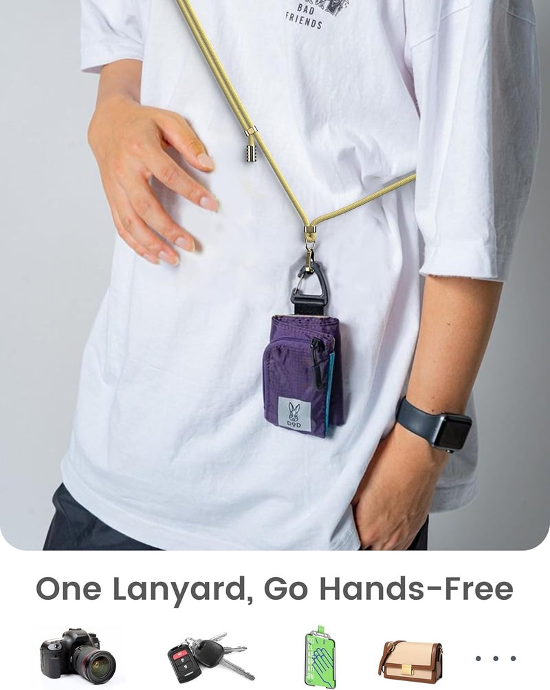POHFP Cell Phone Lanyard with No Phone Case, Adjustable Phone Lanyard for Keys/ID/Wallet etc. - Image 5